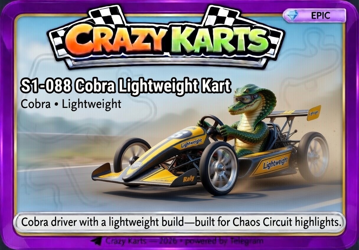 S1-088 • Hedgehog Rally Kart